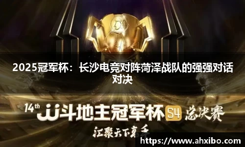 2025冠军杯：长沙电竞对阵菏泽战队的强强对话对决